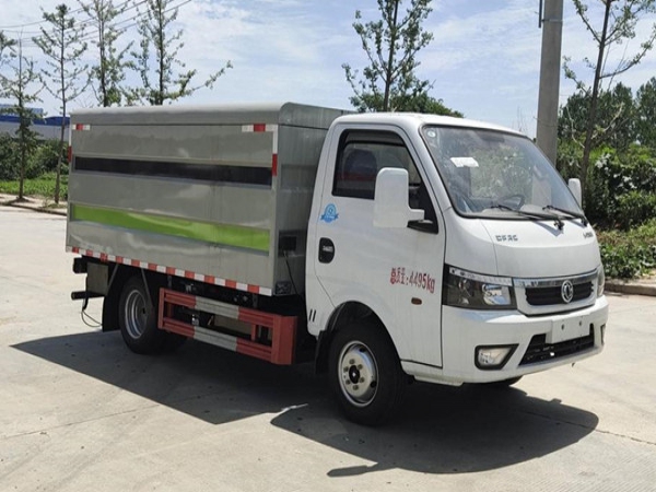 小型純電動(dòng)密閉式桶裝垃圾車