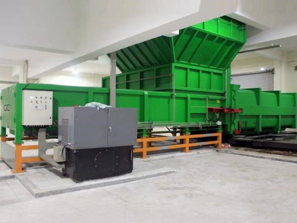 分體式水平壓縮垃圾站（二層卸料）